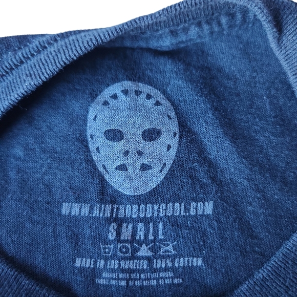 Ain't nobody cool Black Cropped Adult Short Sleeve Tee Shirt Raw Hem Small - Picture 7 of 7